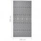 Preview: Outdoor-Teppich Flachgewebe 100x200 cm Blau Gestreift