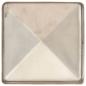 Preview: Pfostenkappen 6 Stk. Pyramide Edelstahl 71 x 71 mm  