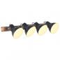 Preview: ARDEBO.de - Wandlampe Industriestil Schwarz 90x25 cm E27