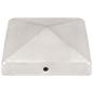 Preview: Pfostenkappen 6 Stk. Pyramide Verzinktes Metall 101 x 101 mm  