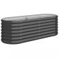 Preview: Hochbeet Pulverbeschichteter Stahl 114x40x36 cm Anthrazit