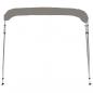 Preview: 4-Bow Bimini-Top Grau 236x199x135 cm