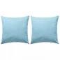 Preview: ARDEBO.de - Gartenkissen 2 Stk. 45 x 45 cm Hellblau