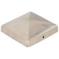 Preview: Pfostenkappen 6 Stk. Pyramide Edelstahl 101 x 101 mm