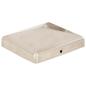 Preview: Pfostenkappen 6 Stk. Pyramide Edelstahl 101 x 101 mm