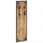 Preview: Garderobe 35x8x110 cm Raues Massivholz Mango