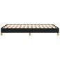 Preview: Bettgestell Schwarz 120x190 cm Stoff