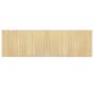 Preview: Teppich Rechteckig Hell Natur 60x200 cm Bambus