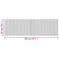 Preview: Teppich Rechteckig Natur 60x200 cm Bambus