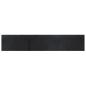 Preview: Teppich Rechteckig Schwarz 60x300 cm Bambus