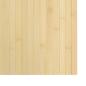 Preview: Teppich Rechteckig Hell Natur 60x400 cm Bambus