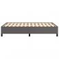 Preview: Bettgestell Grau 120x190 cm Kunstleder