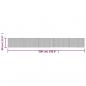 Preview: Teppich Rechteckig Braun 60x500 cm Bambus