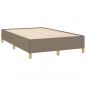 Preview: Bettgestell Taupe 120x190 cm Stoff