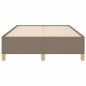Preview: Bettgestell Taupe 120x190 cm Stoff
