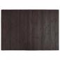 Preview: Teppich Rechteckig Dunkelbraun 70x100 cm Bambus