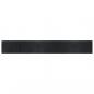 Preview: Teppich Rechteckig Schwarz 70x500 cm Bambus