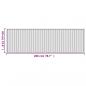 Preview: Teppich Rechteckig Dunkelbraun 60x200 cm Bambus
