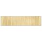 Preview: Teppich Rechteckig Hell Natur 70x300 cm Bambus
