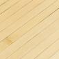 Preview: Teppich Rechteckig Hell Natur 70x300 cm Bambus