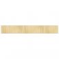 Preview: Teppich Rechteckig Hell Natur 70x500 cm Bambus