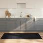 Preview: ARDEBO.de - Teppich Rechteckig Schwarz 80x200 cm Bambus