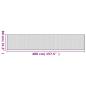 Preview: Teppich Rechteckig Hell Natur 80x400 cm Bambus