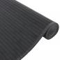 Preview: Teppich Rechteckig Grau 80x500 cm Bambus