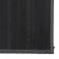 Preview: Teppich Rechteckig Grau 80x500 cm Bambus