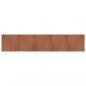 Preview: Teppich Rechteckig Braun 100x1000 cm Bambus