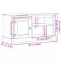 Preview: TV-Schrank Corona 100x37x52 cm Massivholz Kiefer