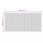 Preview: Teppich Rechteckig Hell Natur 100x200 cm Bambus