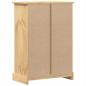 Preview: Kommode Corona 80x43x114 cm Massivholz Kiefer
