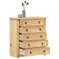 Preview: ARDEBO.de - Kommode Corona 80x40x89 cm Massivholz Kiefer