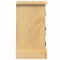 Preview: Nachttisch Corona 35x32,5x58 cm Massivholz Kiefer