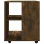 Preview: Rollschrank Räuchereiche 60x53x72 cm Holzwerkstoff