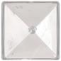 Preview: Pfostenkappen 6 Stk. Pyramide Verzinktes Metall 71 x 71 mm  