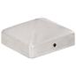Preview: Pfostenkappen 6 Stk. Pyramide Verzinktes Metall 71 x 71 mm  