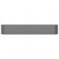 Preview: Hochbeet Pulverbeschichteter Stahl 224x40x36 cm Grau