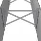 Preview: Hochbeet Pulverbeschichteter Stahl 224x40x36 cm Grau