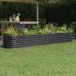 Preview: ARDEBO.de - Hochbeet Pulverbeschichteter Stahl 260x40x36 cm Anthrazit