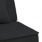 Preview: Schlafsofa in L-Form Schwarz 255x140x70 cm Samt