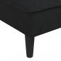 Preview: Schlafsofa in L-Form Schwarz 255x140x70 cm Samt