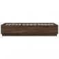 Preview: Bettgestell Braun Eichen-Optik 90x200 cm Holzwerkstoff