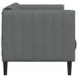 Preview: Sofa 2-Sitzer Dunkelgrau Stoff