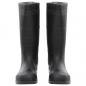Preview: Gummistiefel Schwarz Größe 44 PVC
