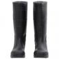 Preview: Gummistiefel Schwarz Größe 42 PVC