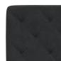 Preview: Bett mit Matratze Schwarz 100x200 cm Samt