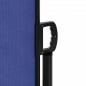Preview: Seitenmarkise Ausziehbar Blau 220x600 cm