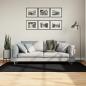 Preview: ARDEBO.de - Shaggy-Teppich PAMPLONA Hochflor Modern Schwarz 100x200 cm